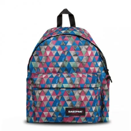 American Padded Aqua Geo May Eastpak Backpack - Original U.S.A. - 30-Year Warranty