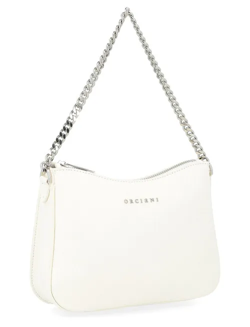 Borsa Orciani mini New Moon Soft bianca - Crossbody bag