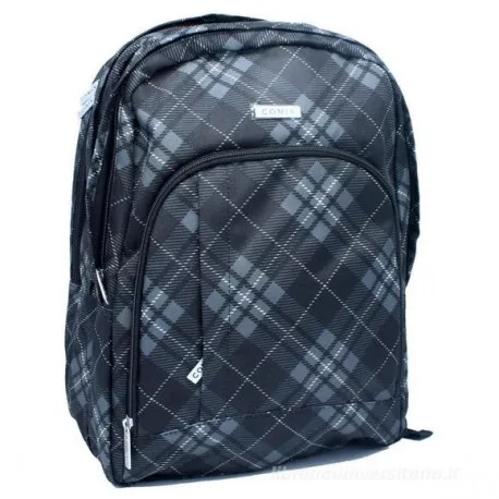 Comix Allover Tartan School Backpack Official Panini Italy Product