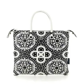 GABS G3 PLUS Handbag with Shoulder Strap in Leather - Optical Media Print