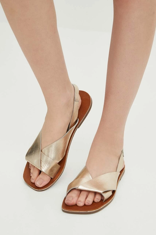 Leather medicine sandals