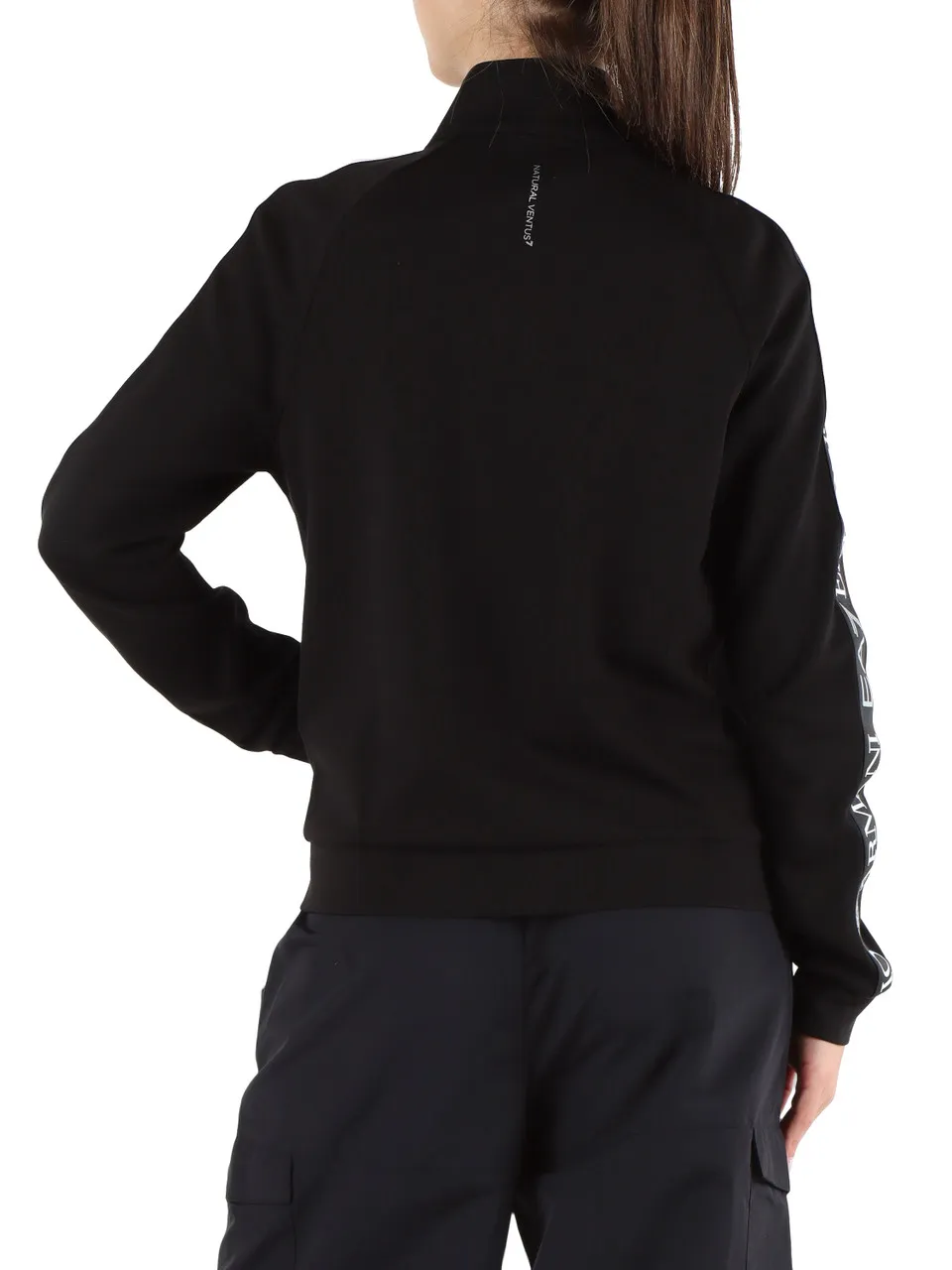 Natural Ventus7 cotton and modal blend zip hoodie.