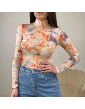 Orange marble body
