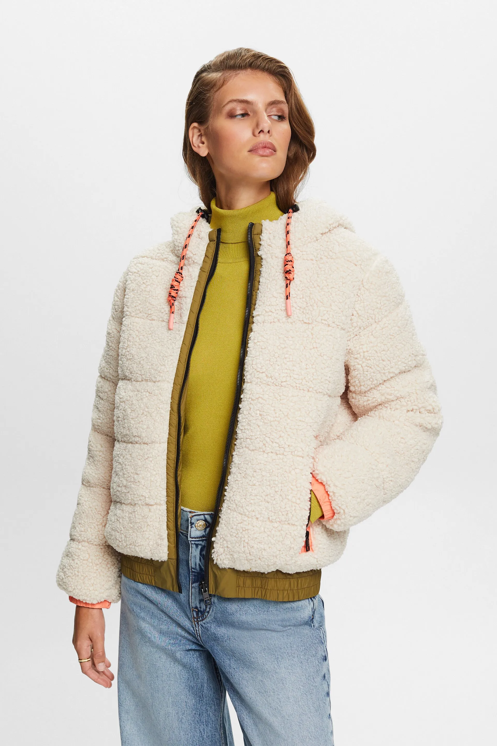 Recycled: Reversible Jacket with Teddy Fur