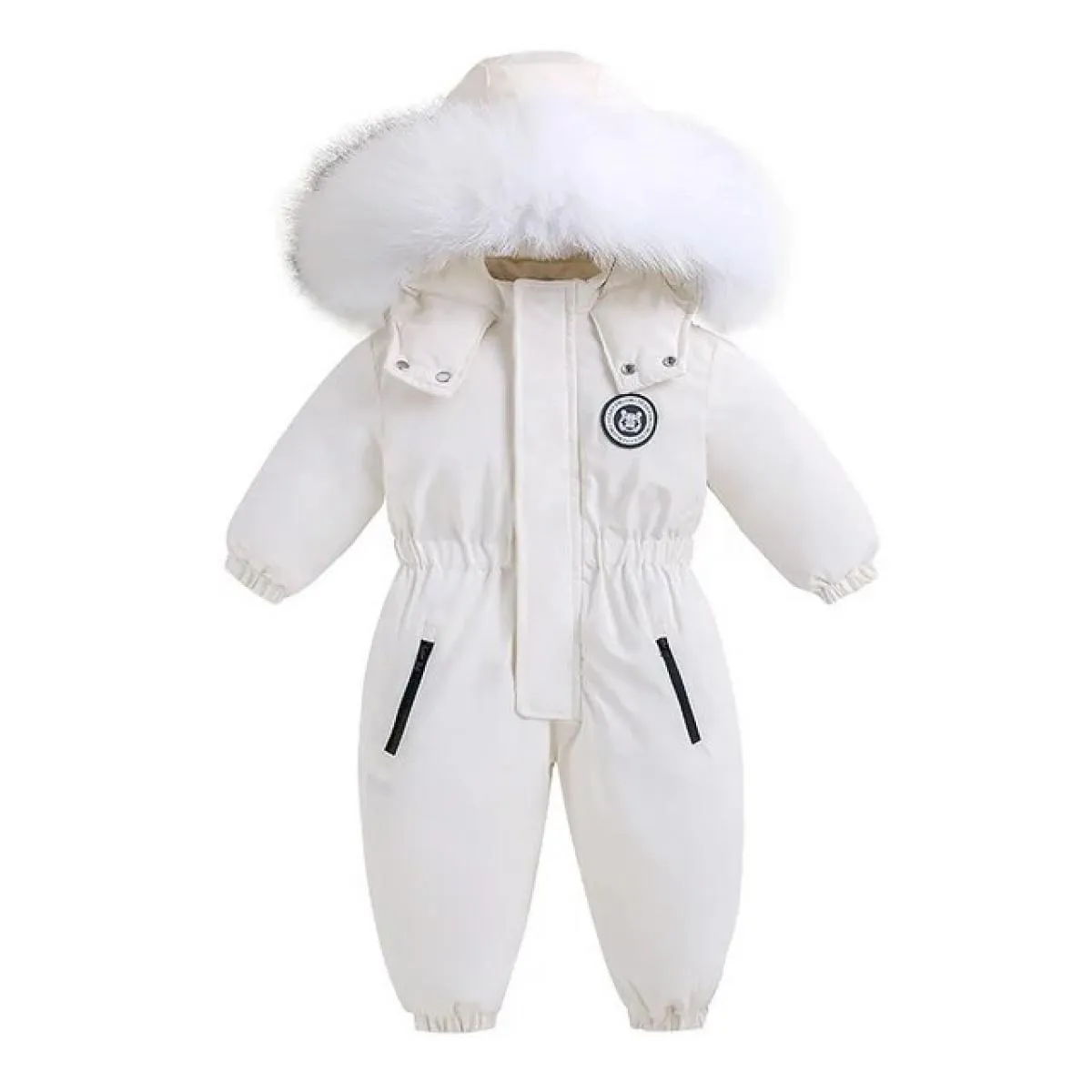Winter ski suit for children with a 30 degree rating, plus a warm velvet suit for boys, and dresses for girls.